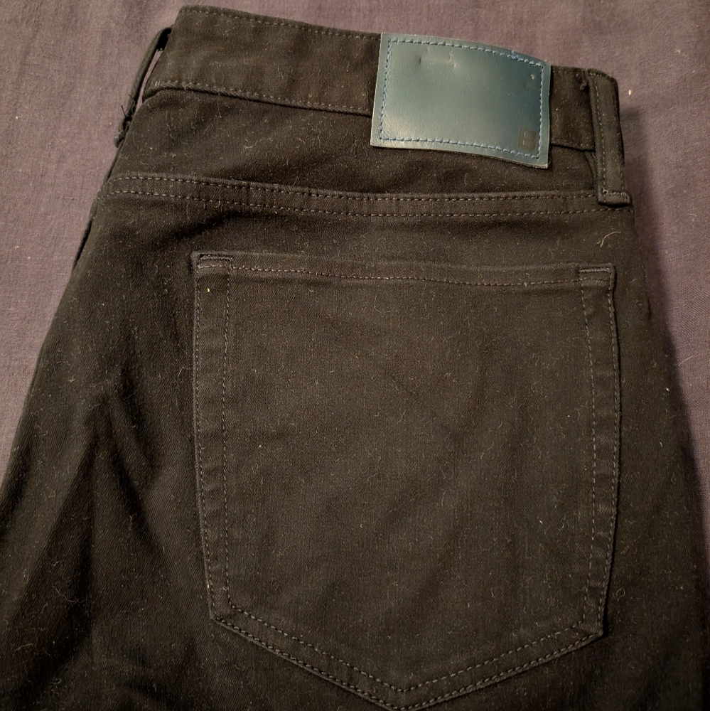 Bonobos Premium Stretch Jeans 34"x 34" in Stay Black and Slim Fit.